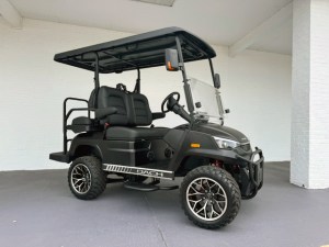 Matt Black Dach Falcon 2+2 Lithium Golf Cart